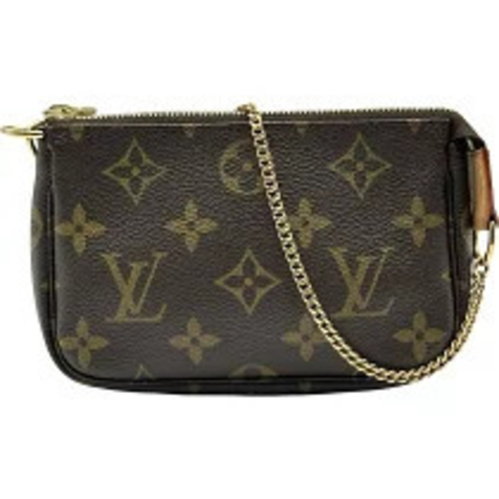 Louis Vuitton Pochette Accessoires Brown Monogram Canvas Shoulder Bag